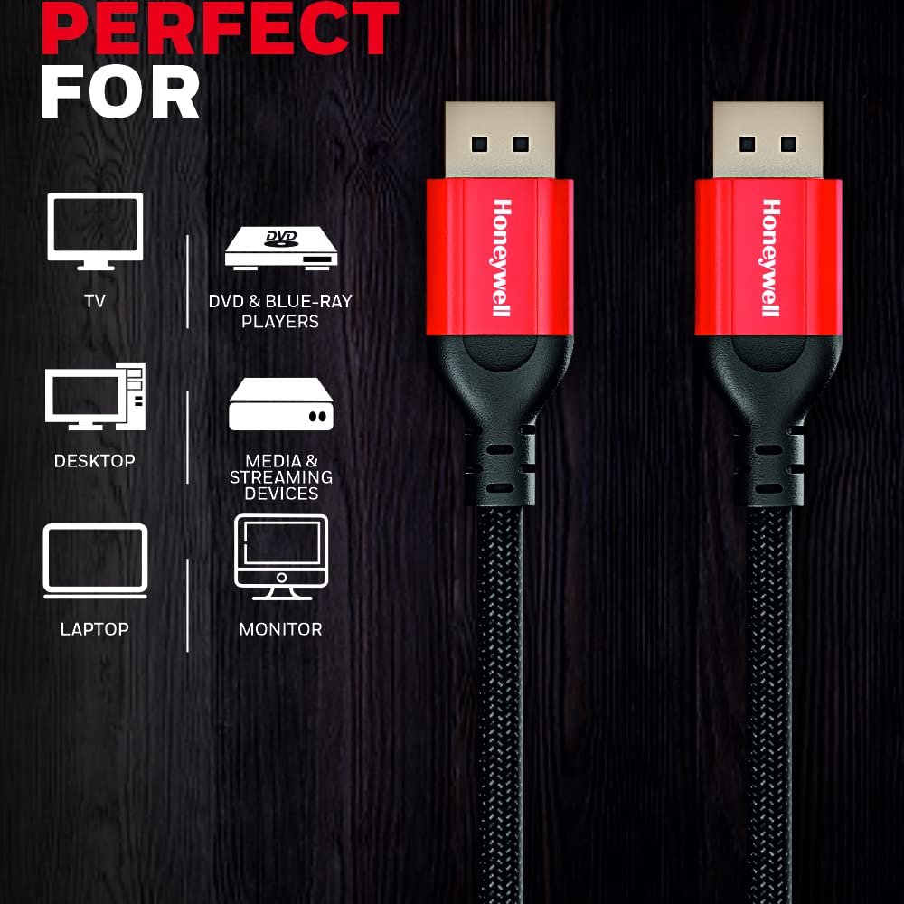 Elevate Your Display Experience with Honeywell DisplayPort to DisplayPort 2.0 Cable