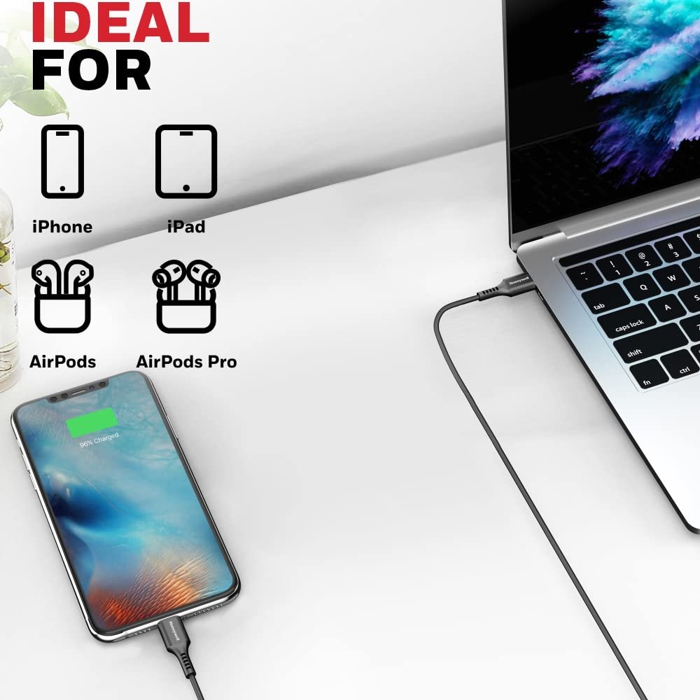Charge Your Apple Devices Efficiently with Honeywell Type C to Lightning Silicone Cable