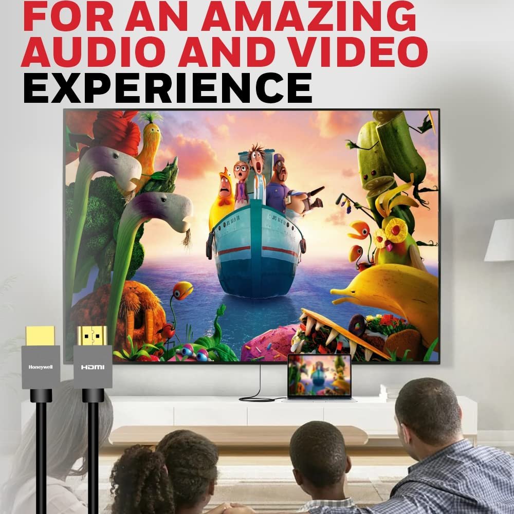 Upgrade Your Audio-Visual Experience with Honeywell High-Speed HDMI v2.0 Cable