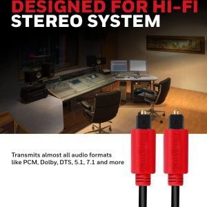 Enhance Your Audio Experience with Honeywell Digital Optical Audio Toslink Cable