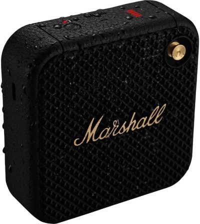Marshall Willen Portable Bluetooth Speaker - Black & Brass