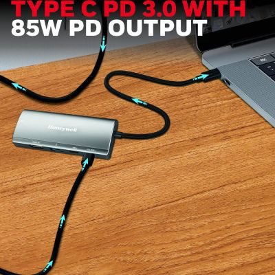Enhance Your Connectivity with Honeywell 5-in-1 Type C Mini Docking Station