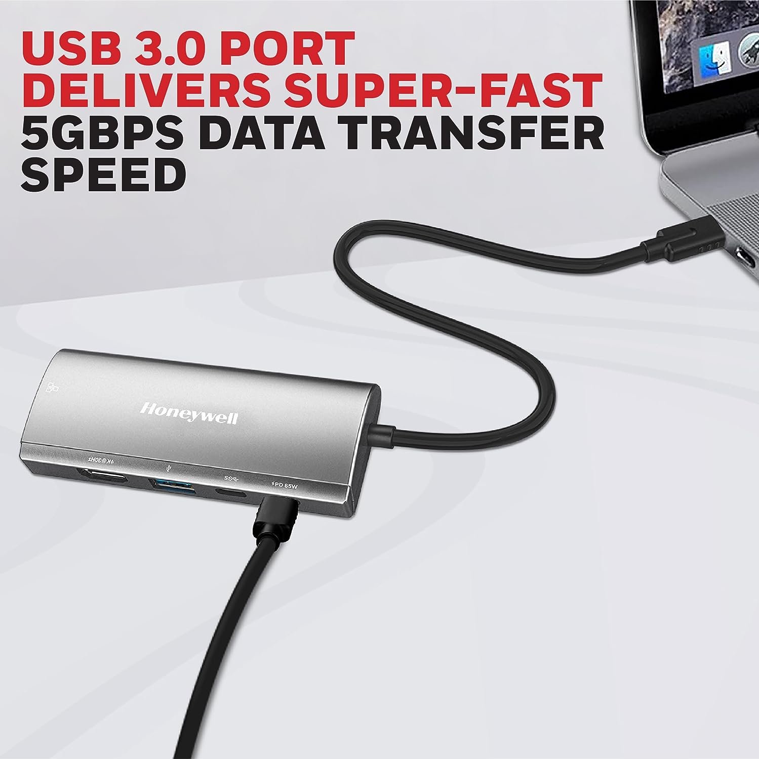 Enhance Your Connectivity with Honeywell 5-in-1 Type C Mini Docking Station
