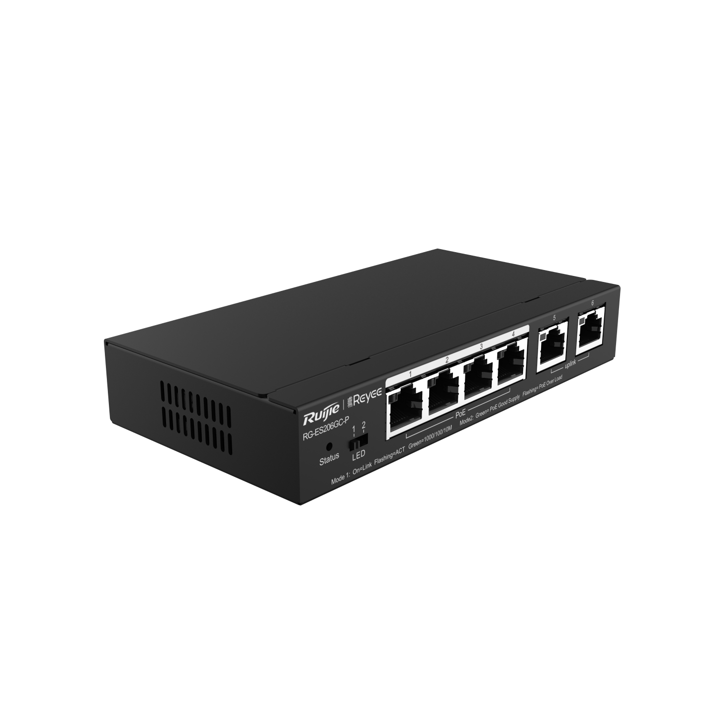 Ruijie Rayee RG-ES210GC-LP 10-Port Gigabit With 8 PoE+ Cloud Managed Switch