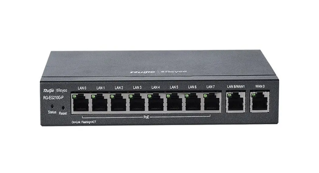 Ruijie Rayee RG-EG209GS Reyee 9-Port Gigabit Cloud Managed SFP Router