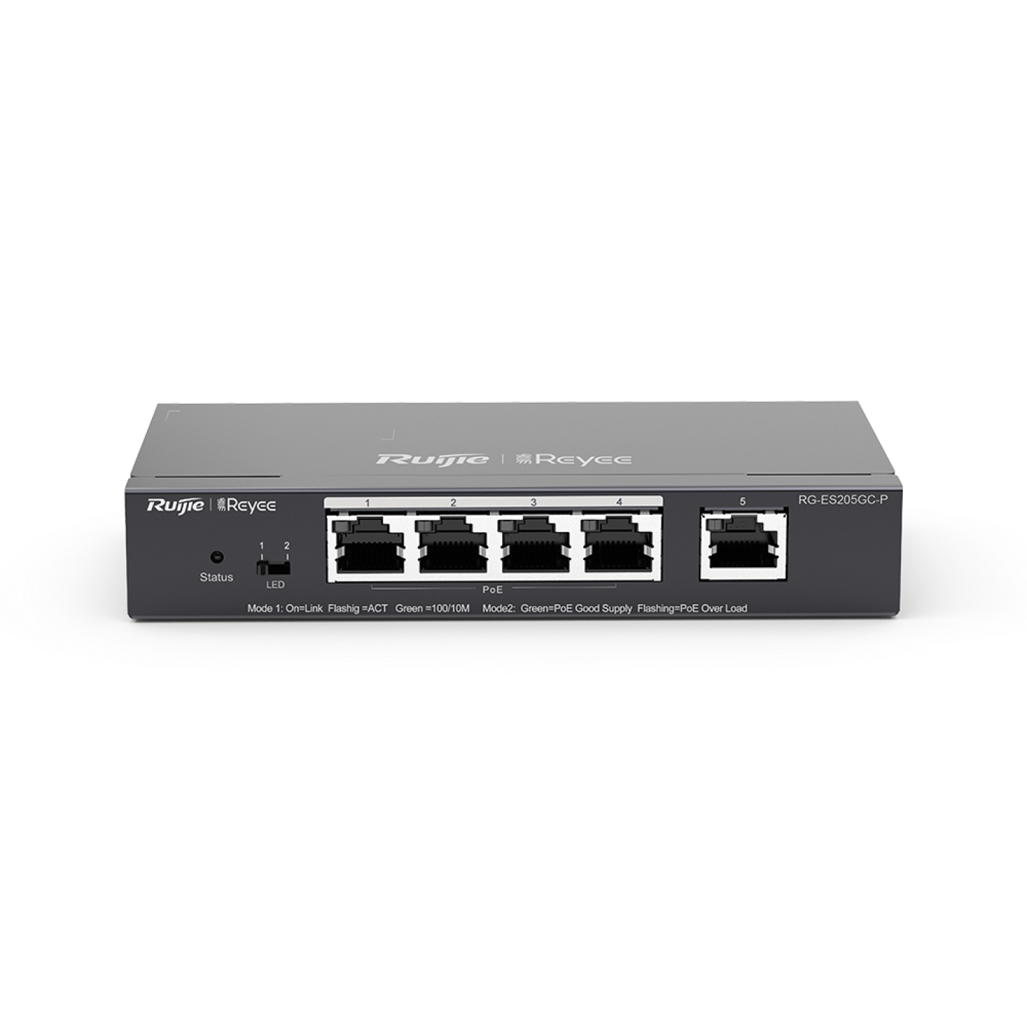 Ruijie Reyee RG-ES205GC-P: 5-Port Gigabit Cloud-Managed PoE Switch