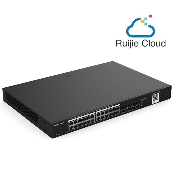 Ruijie Reyee Gigabit Layer 2 Cloud Managed PoE Switch RG-NBS3100-24GT4SFP-P