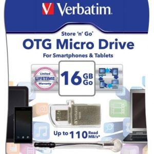 Verbatim 49825 V.STORE'N'GO OTG Micro Pendrive 16GB