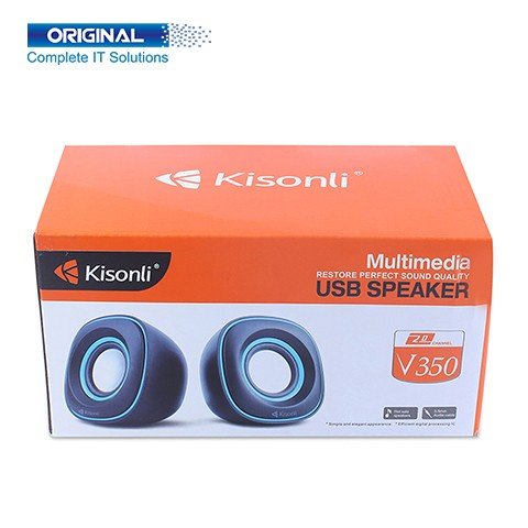 Kisonli V350 Multimedia USB Speaker to PC & Laptop