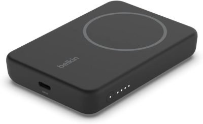 Belkin BPD004btBK Power Bank - BoostCharge Magsafe Wireless 5KmAh + Stand
