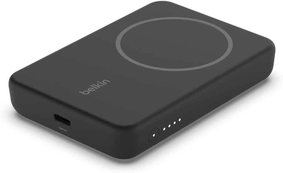 Belkin BPD004btBK Power Bank - BoostCharge Magsafe Wireless 5KmAh + Stand