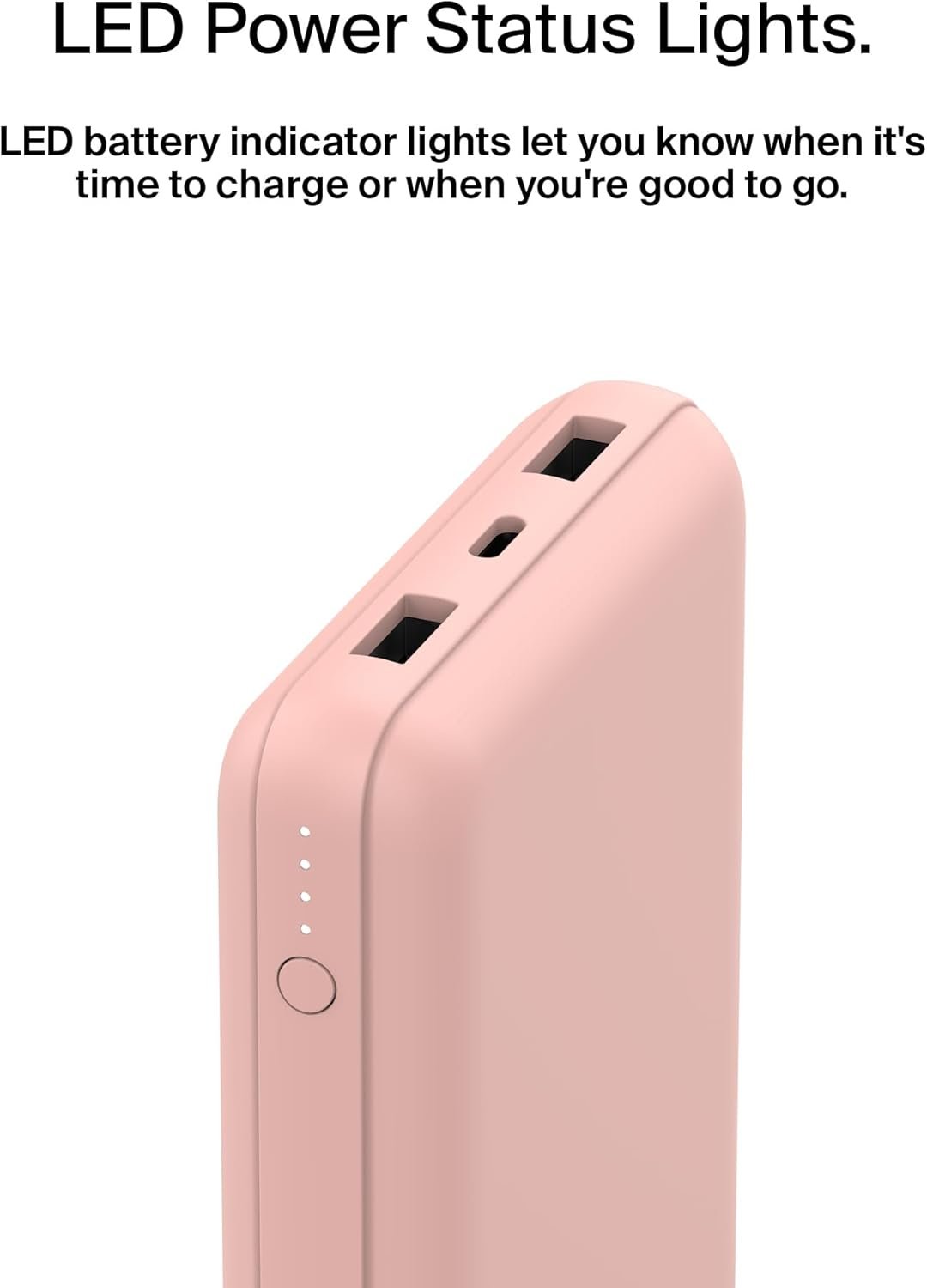 Belkin BPB012btRG Power Bank - BoostCharge 20KmAh 15W USB-C + 2USB