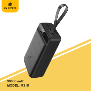 Portable Powerbank My Power M-315 fast charging digital 30000MAH