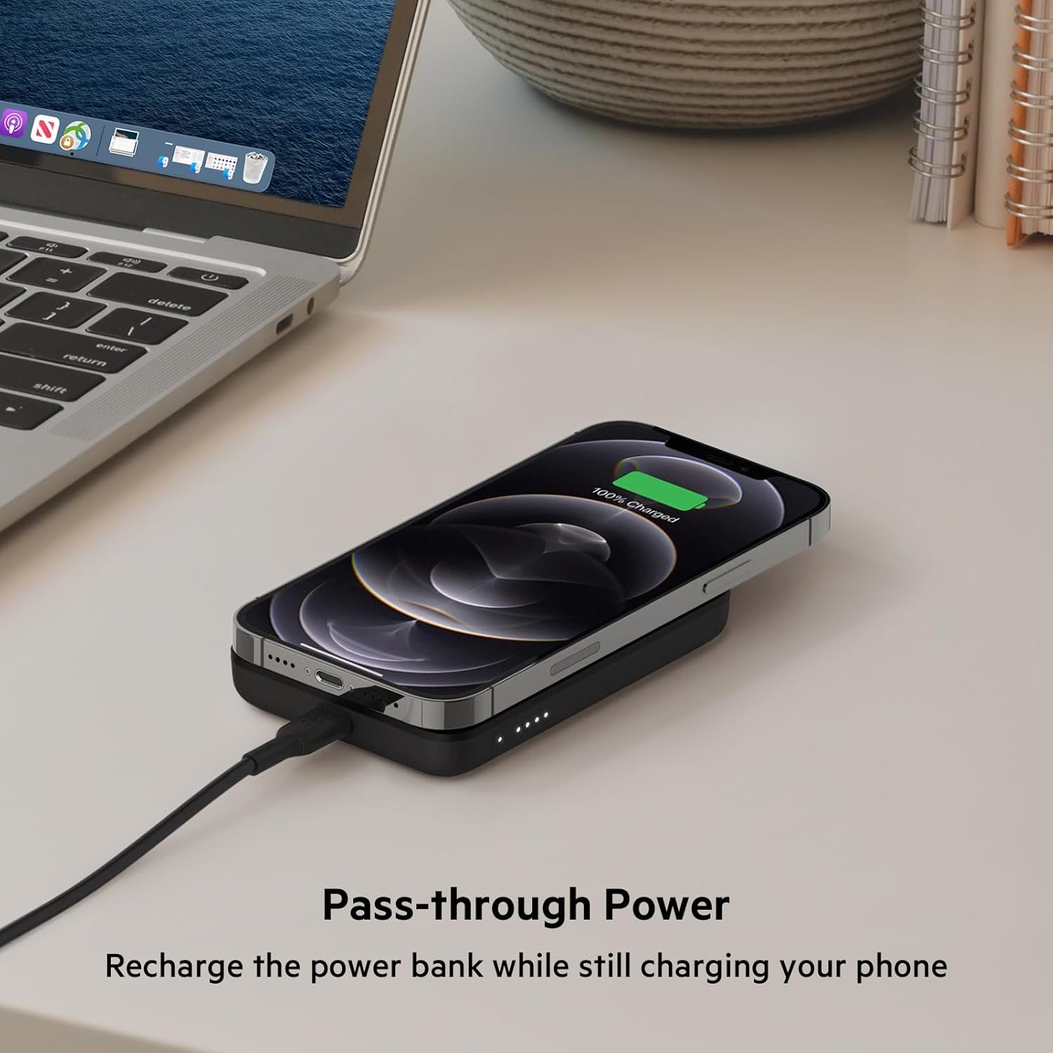 Belkin BPD002btBK Power Bank - BoostCharge Magsafe Wireless 2.5KmAh