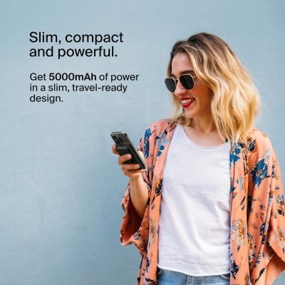 Belkin  BPD004btBK Power Bank - BoostCharge Magsafe Wireless 5KmAh + Stand