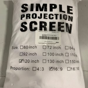 SIMPLE PROJECTION SCREEN 120 INCH