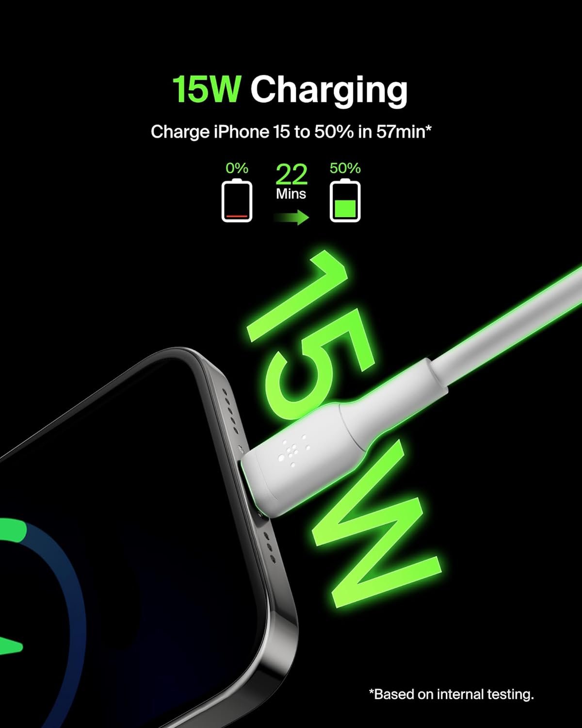 Belkin CAB001bt1MWH Cable - Charging USB-C to USB-A 1Meter