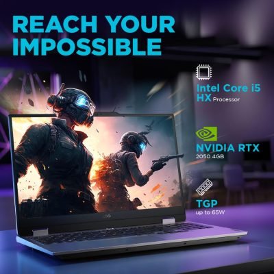 Lenovo LOQ Gaming Laptop - (15.6" FHD 144Hz Display | Intel i5-12450HX | 8 GB RAM | 512GB SSD | RTX 2050 4GB | Backlit KB | Win 11 |