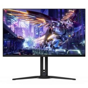 The Gigabyte AORUS FO32U2P EK is a 32-inch 4K OLED gaming monitor with a 240Hz refresh rate, ultra-fast response time, and stunning color accuracy. Perfect for competitive gamers seeking smooth, immersive gameplay and vibrant visuals.