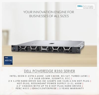 Dell EMC PowerEdge R350 Rack Server