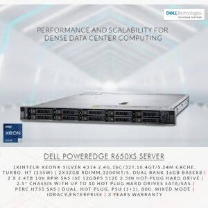 Dell EMC PowerEdge R650xs Rack Server