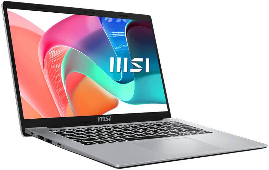 msi Modern 14 C12MO Intel® Core™ i5-1235U (Up to 4.4GHz, 10 Cores, 12 Threads, 12MB Cache)  14.0" FHD , IPS-Level, Thin Bazel Screen Intel® Iris® Xe graphics 16GB 3200 MHz 512GB M.2 SSD slot Security - Firmware Trusted Platform Module(fTPM) 2.0 HD type (30fps@720p) Single White Backlit Keyboard 802.11 ax Wi-Fi 6 + Bluetooth v5.2 2x 2W Speaker 1x Mic-in/Headphone-out Combo Jack 1x Type-C (USB3.2 Gen2 / DP) with PD charging 1x Type-A USB3.2 Gen2 2x Type-A USB2.0 1x Micro SD Card Reader 1x HDMI™ (4K @ 30Hz) 3-Cell 39.3/53.8 Battery (Whr)