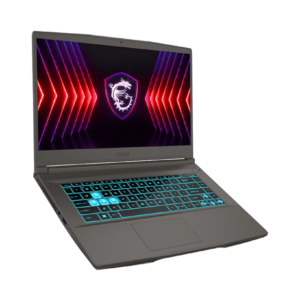 msi Thin 15 B12UC 12th Gen Intel Core i5-12450H 8 Cores, 12 Threads, 12MB Cache Windows 11 Home 15.6" FHD (1920x1080), 144Hz, IPS-Level Thin Bazel Screen NVIDIA® GeForce RTX™ 3050 Laptop GPU 4GB GDDR6 128-bit .Up to 1172.5MHz Boost Clock 45W Maximum Graphics Power with Dynamic Boost. *May vary by scenario DDR4 8GB 3200MHz ( 2 Slots - Max 64GB) 512GB M.2 SSD slot (NVMe PCIe Gen4) + 1x 2.5" SATA HDD Security - Firmware Trusted Platform Module(fTPM) 2.0 Kensington Lock HD type (30fps@720p) Single Blue Backlit Keyboard Gb LAN 802.11 ax Wi-Fi 6E + Bluetooth v5.3 2x 2W Speaker 1x Mic-in, 1x Headphone-out 1x Type-C (USB3.2 Gen1 / DP) 3x Type-A USB3.2 Gen1 1x HDMI™ (4K @ 30Hz) 1x RJ45 3-Cell