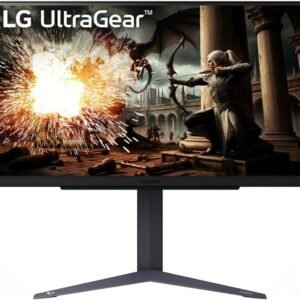 LG ULTRAGEAR 27GS75Q / 27" IPS / 2560x1440@180HZ (200HZ OC) QHD / 300 NITS / 1MS(GTG) / 11CM HEIGHT ADJUSTMENT / DP, 2X HDMI 2k Gaming Monitor
